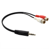 CABLE 3.5MM A 2 RCA HEMBRA - Thumbnail Image 1